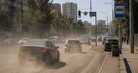 В воздухе Запорожья обнаружили высокую концентрацию пыли &ndash; где именно