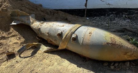 В Запорожье из-под домов вытащили неразорвавшийся полутонный российский КАБ