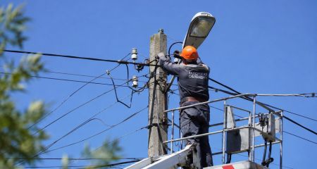 Часть запорожцев внезапно осталась без света.