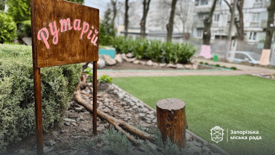 Собственный оазиз: десятки декоративных кустов высадили в запорожском детсаду