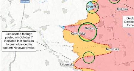 ISW фиксирует продвижение российских войск на Запорожье