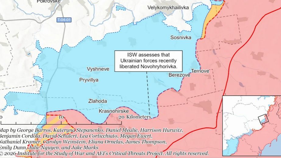 Силы обороны освободили село в Запорожской области, &ndash; ISW