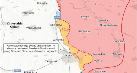 ISW фіксує зміни на Запорізькому фронті – деталі