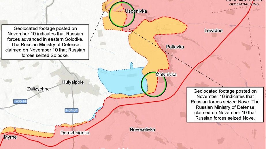 ISW припускає окупацію ще одного села на Запоріжжі – деталі