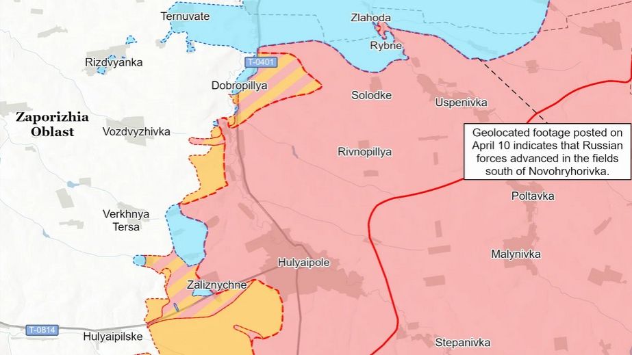 Оккупанты не имеют успехов на Запорожском фронте, &ndash; ISW