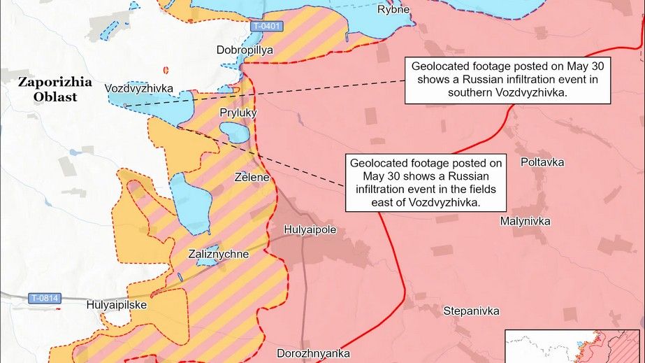 Силы обороны сдерживают наступление оккупантов на Запорожском фронте, &ndash; ISW