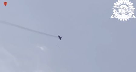 На Запоріжжі український МиГ-29 знищив логістику окупантів – кадри