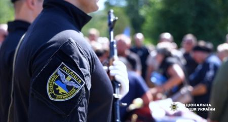 У Запоріжжі віддали шану загиблому бійцю стрілецького батальйону поліції