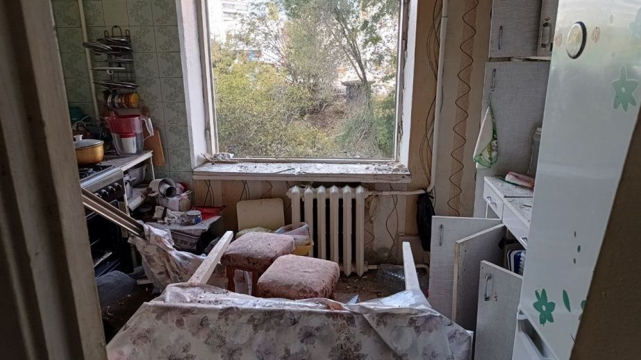 В Запорожье повреждены 15 домов – вид снаружи и изнутри