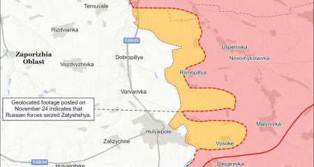 Россияне могли захватить Затишье на востоке Запорожской области, – ISW