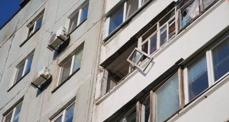 Как выглядят многоэтажки в Запорожье после налета "шахедов"