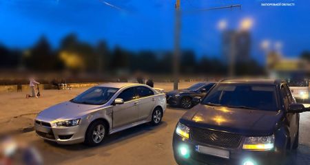 Нетрезвый водитель Mitsubishi попал в ДТП на запорожской улице