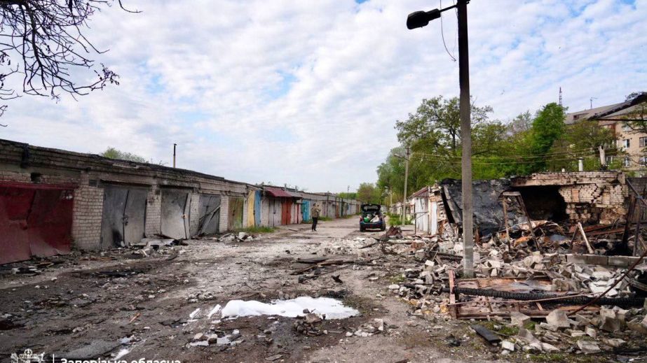 Более 60 домов пострадали в Запорожье в результате дроновой атаки