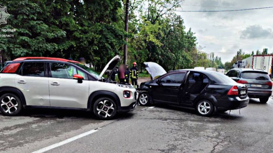 Очередным происшествием затруднено движение в Запорожье