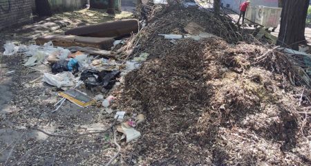 Чергове сміттєзвалище виявили інспектори у центрі Запоріжжя