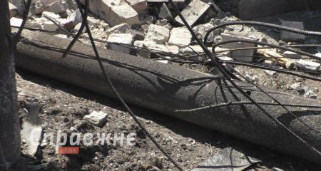 Дрон влучив в електроопору – кадри з місця "прильотів" у Запоріжжі