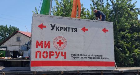 Модульное укрытие от ударов с РСЗО установили в Запорожском районе