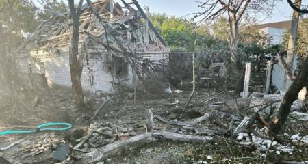Семь домов разбил враг в Запорожском районе