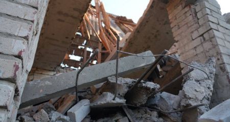 В Запорожье есть разрушение после дроновой атаки – кадры