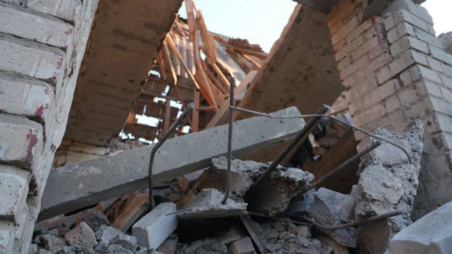 В Запорожье есть разрушение после дроновой атаки – кадры