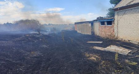 Понад 14 гектарів відкритих територій охопили пожежі на Запоріжжі – кадри