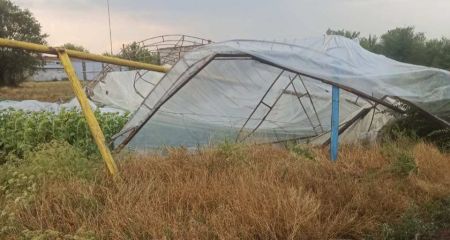 Буревій вивів з ладу газопровід у двох населених пунктах на Запоріжжі