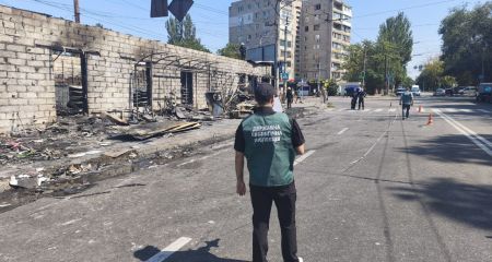 Екологи обстежили територію після обстрілу у Запоріжжі: що побачили