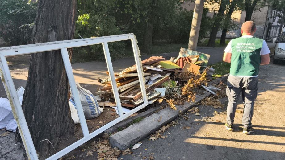 Старые рамы и остатки мебели: новую свалку обнаружили в Запорожье