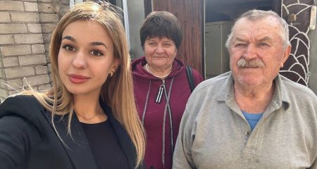 На Запорожье с юбилеем поздравили 90-летнего переселенца