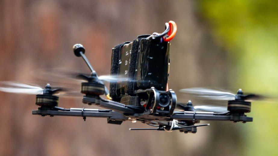 Российский FPV-дрон атаковал полицейского на Запорожье