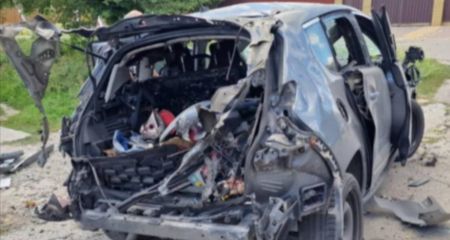 Россияне ударили по гражданскому автомобилю под Запорожьем