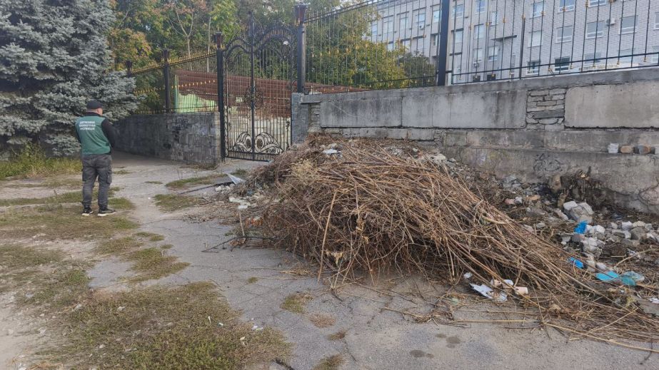 Экологи обнаружили стихийные свалки на двух улицах в Запорожье