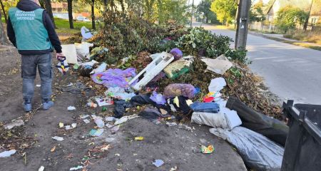 Тряпки и сломанная мебель: запорожцы устроили свалку возле домов