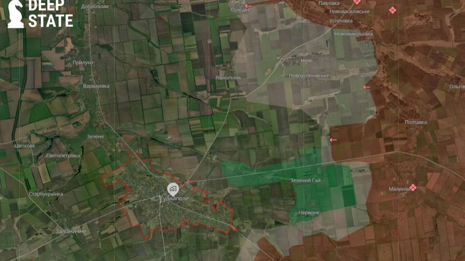 Загроза для Гуляйполя: DeepState констатує ускладнення на Запоріжжі