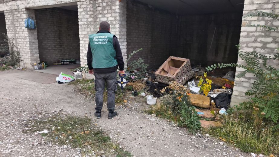 Покинутые гаражи превратились в свалку в Запорожье