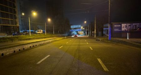 В Запорожье водитель скрылся с места смертельного ДТП