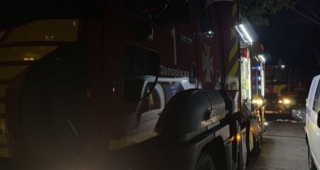 Четырех жителей спасли из горящей девятиэтажки в Запорожье