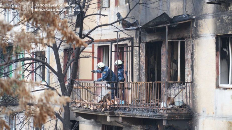Сімох мешканців Запоріжжя розмістили у шелтерах після атаки дронів