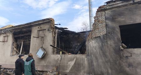 Обломками после дроновой атаки усыпаны территории в трех районах Запорожья