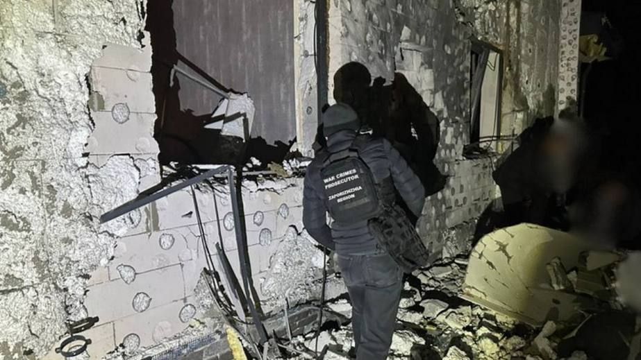 Удар по приватному будинку в Запоріжжі розслідують як воєнний злочин
