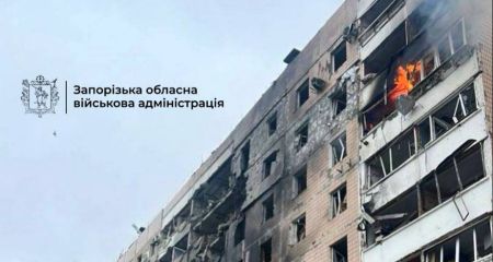 Враг попал в жилую многоэтажку в Запорожье, &ndash; ОВА