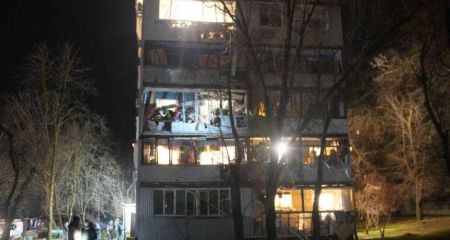 Вибиті вікна, зруйновані балкони та лоджії &ndash; наслідки атаки на Запоріжжя