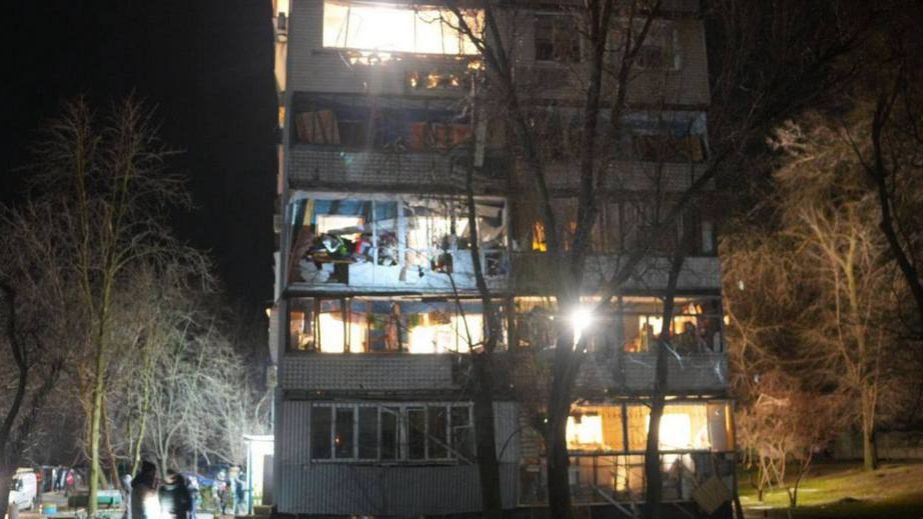 Вибиті вікна, зруйновані балкони та лоджії &ndash; наслідки атаки на Запоріжжя