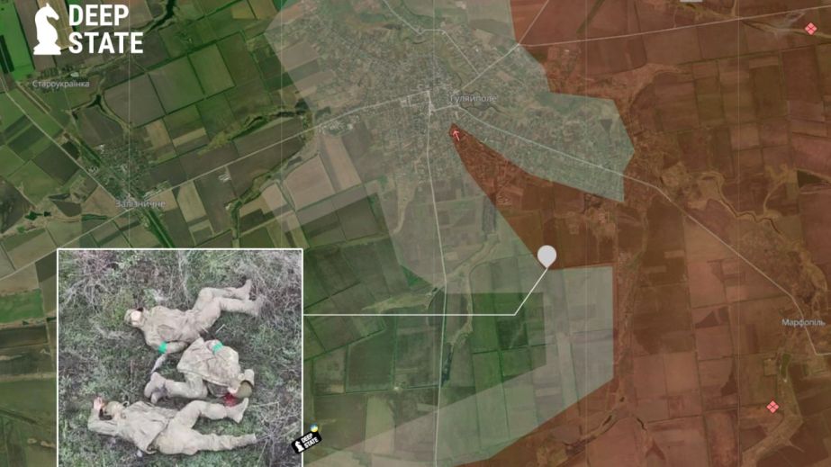 Росіяни розстріляли трьох військових біля Гуляйполя на Запоріжжі, &ndash; DeepState
