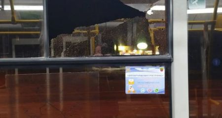 Запорожские вандалы повредили автобусы на популярном маршруте