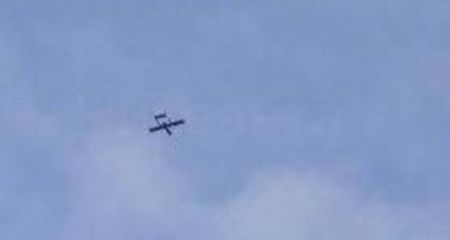 Масований проліт українських БпЛА зафіксували над Мелітополем на Запоріжжі &ndash; кадри