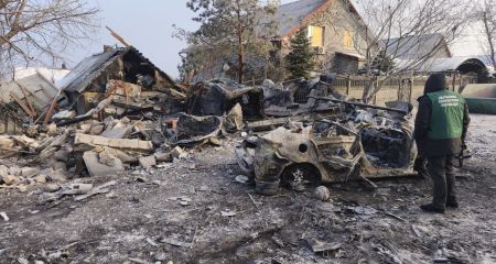 Згарище й уламки: екологи обстежили постраждалий район Запоріжжя