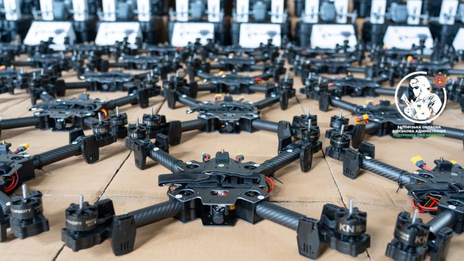 Дроны и средства дистанционного минирования передали бойцам ГУР на Запорожье