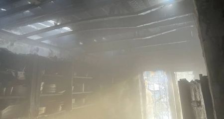В спальном районе Запорожья горел дом &ndash; кадры