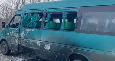 Враг атаковал две маршрутки с пассажирами под Запорожьем